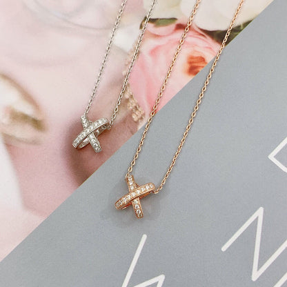 [Lunabriance]JEUX DE DIAMOND NECKLACE