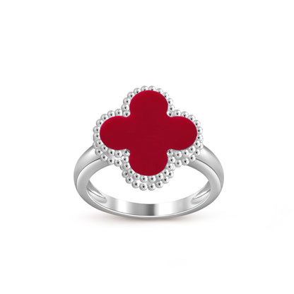 [Luna Brilliance]CLOVER SILVER RING COLLECTION