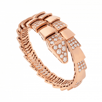 [Luna Brilliance]SERPENTI WIDE BRACELET PINK GOLD DIAMOND