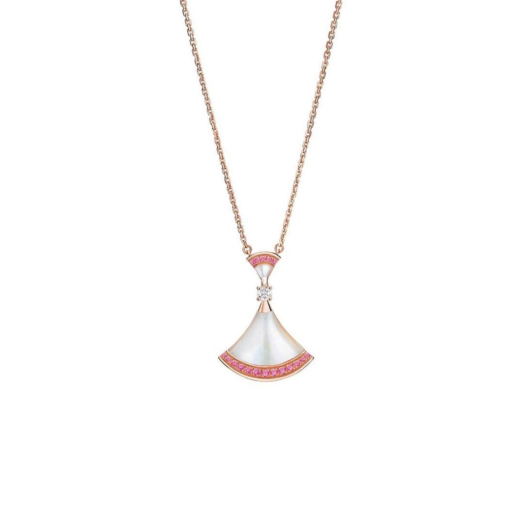 [Luna Brilliance]DREAM NECKLACE MOP PINK DIAMOND
