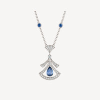 [Luna Brilliance]DREAM NECKLACE AGATE DIAMOND SILVER