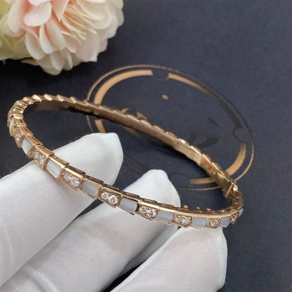[Luna Brilliance]SERPENTI BRACELET PINK GOLD MOP DIAMOND