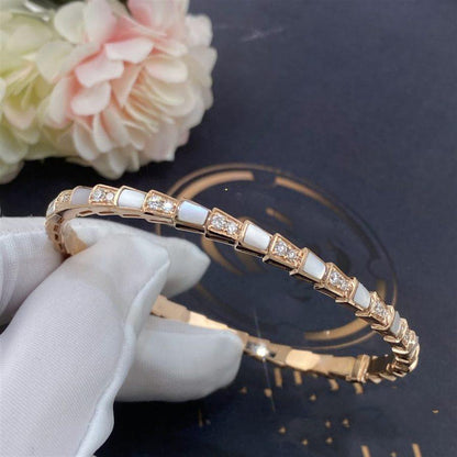 [Luna Brilliance]SERPENTI BRACELET PINK GOLD MOP DIAMOND
