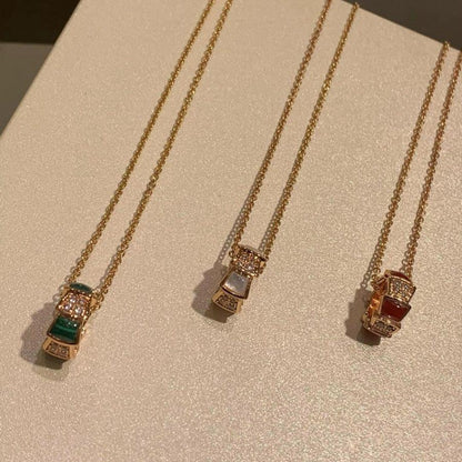 [Luna Brilliance]SERPENTI PEDANT DIAMOND NECKLACE