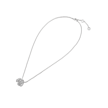 [Luna Brilliance]SERPENTI  NECKLACE DOUBLE RING DIAMOND