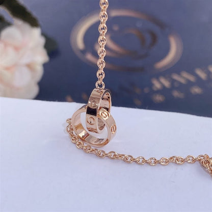 [Lunabriance]LOVE BRACELET DOUBLE RING