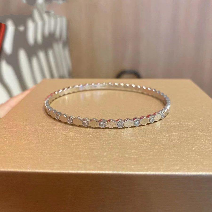 [Lunabriance]BEE LOVE SILVER DIAMOND BRACELET
