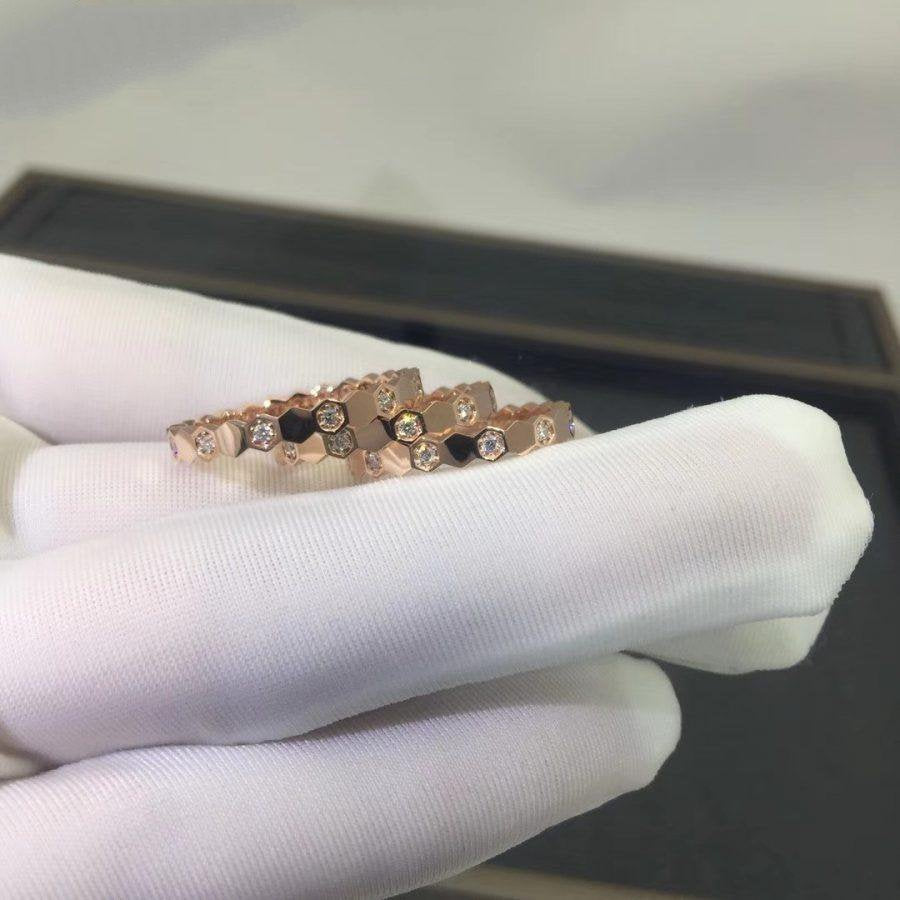 [Lunabriance]BEE LOVE RING PINK GOLD DIAMOND