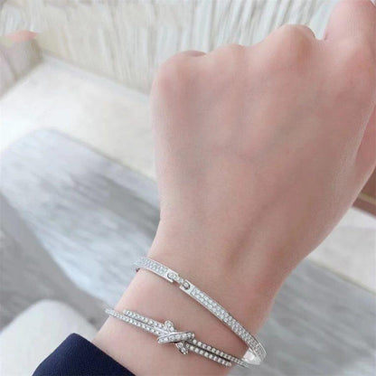 [Lunabriance]JEUX DE BRACELET DIAMONDS SILVER