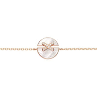 [Luna Brilliance]JEUX DE BRACELET MOP PINK GOLD DIAMONDS