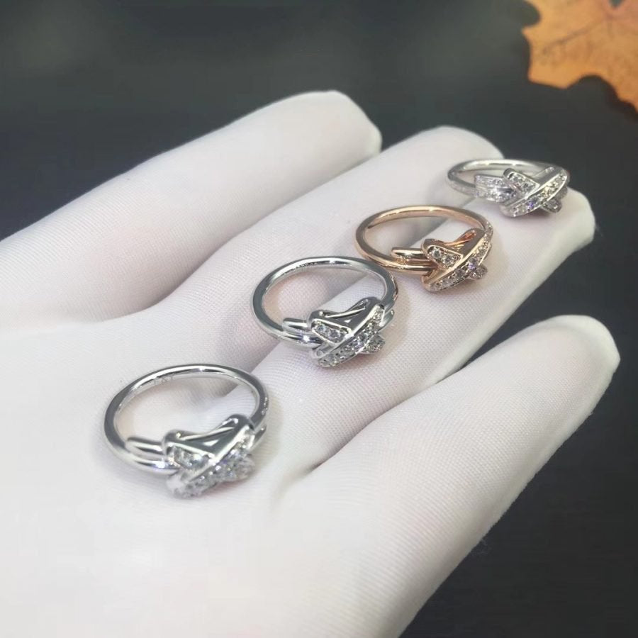 [Lunabriance]JEUX DE SILVER DIAMOND RING