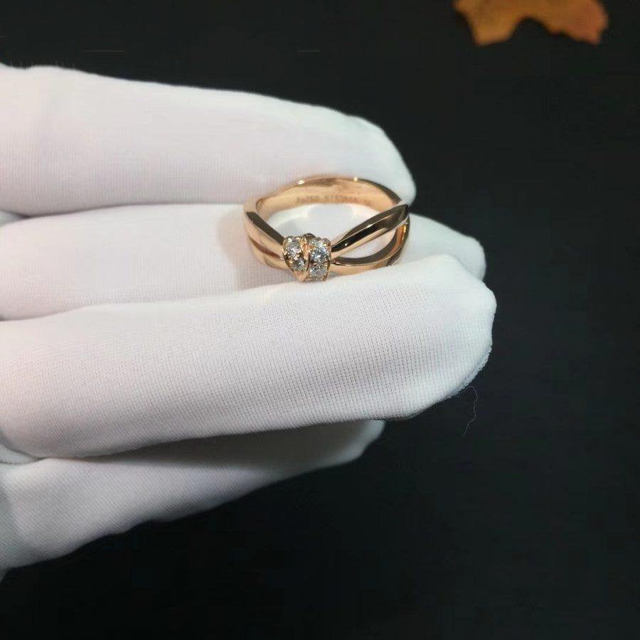 [Lunabriance]LIENS RING PINK GOLD DIAMOND