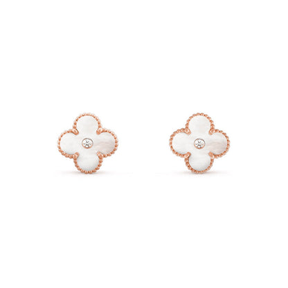 [Luna Brilliance]CLOVER  15MM DIAMOND EARRINGS COLLECTION