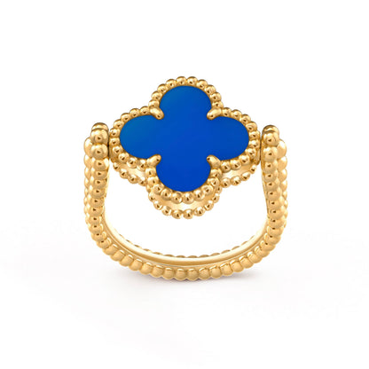 [Luna Brilliance]CLOVER RIVERSIBLE RING GOLD COLLECTION