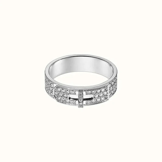[Lunabriance]KELLY SILVER DIAMOND RING