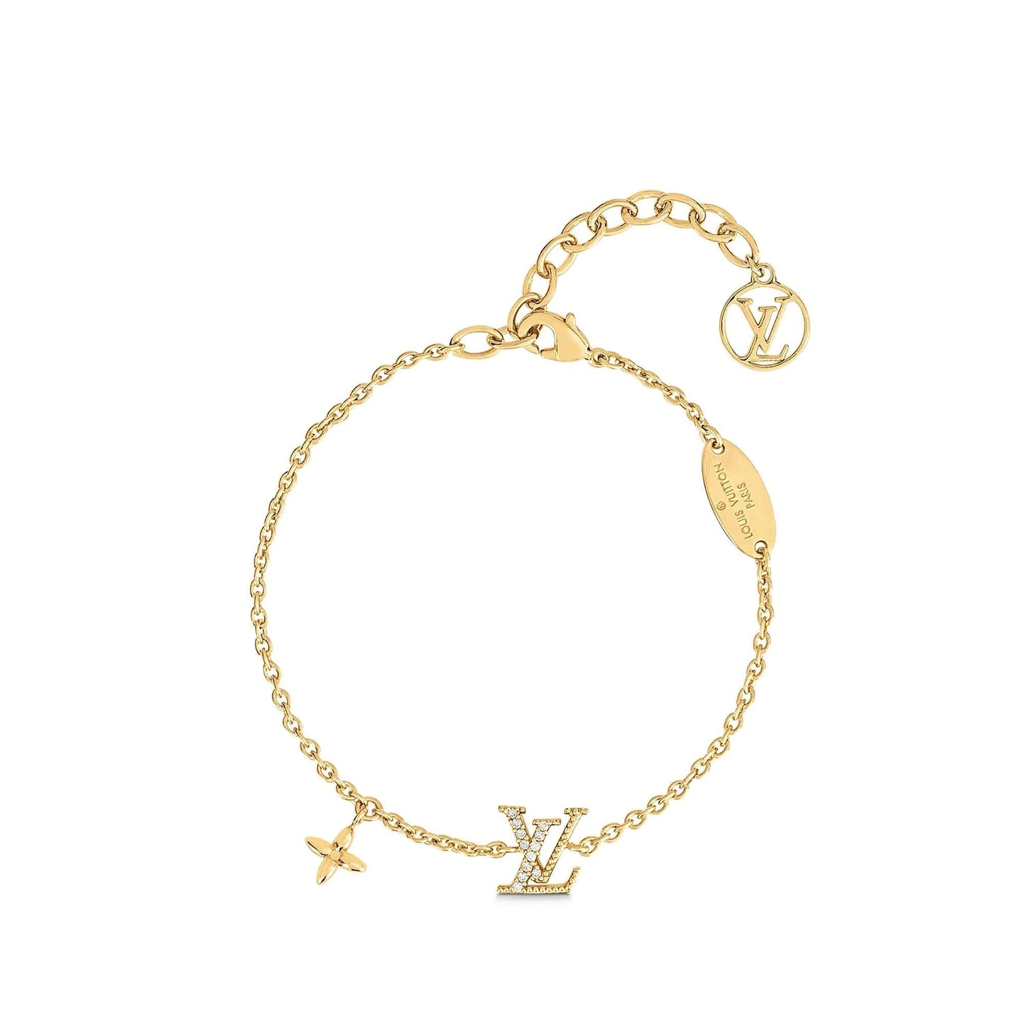 [Lunabriance]LOGO STAR MOTIF GOLD BRACELET