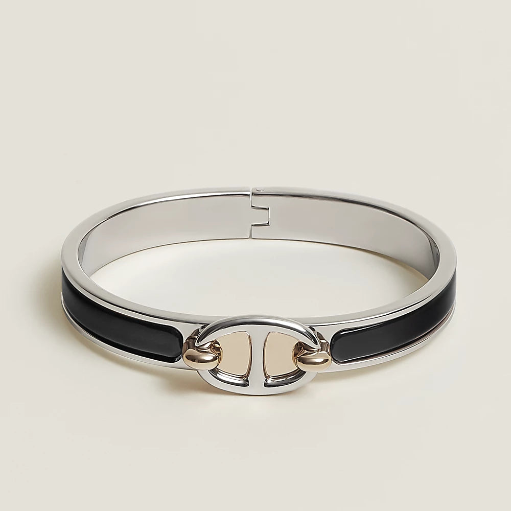 [Luna Brilliance]CLIC CHAINE SILVER BRACELET