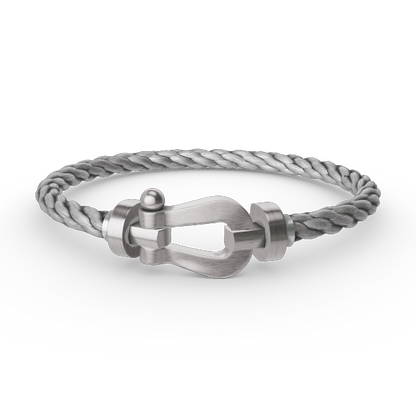 [Lunabriance]FORCE LARGE HORSESHOE NO DIAMOND BRACELET SILVER