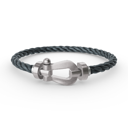 [Lunabriance]FORCE LARGE HORSESHOE NO DIAMOND BRACELET SILVER