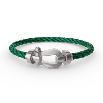 [Lunabriance]FORCE LARGE HORSESHOE NO DIAMOND BRACELET SILVER