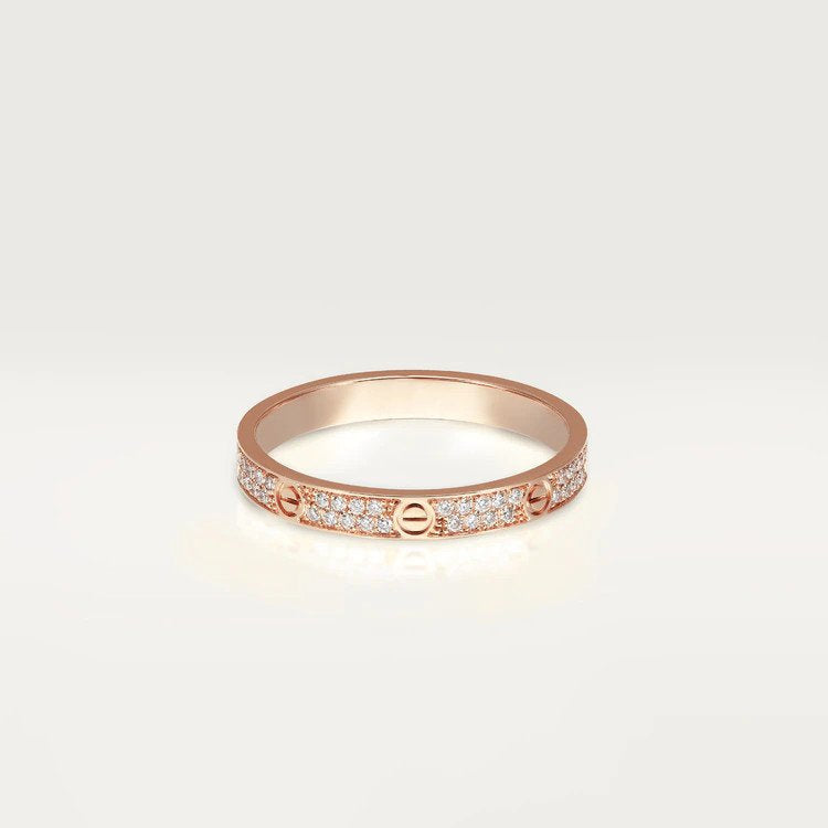 [Luna Brilliance]LOVE RING 2.65MM DIAMOND